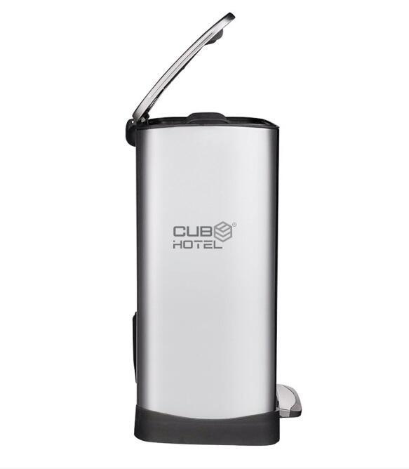 Cubo 30L Rectangular Acero Inoxidable E-Cube EKO